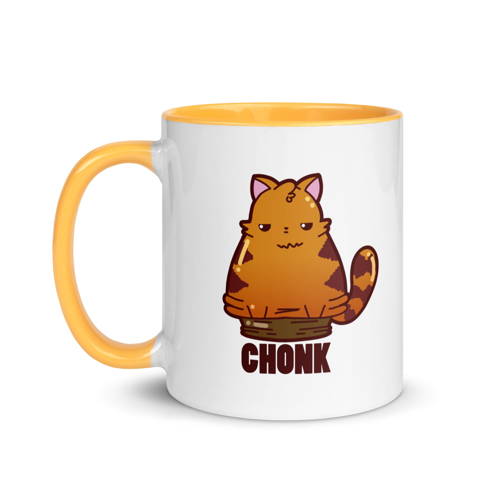 CHONK - Mug With Color Inside - ChubbleGumLLC