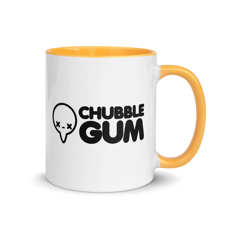 TALK TO THE HAND - Mug With Color Inside - ChubbleGumLLC