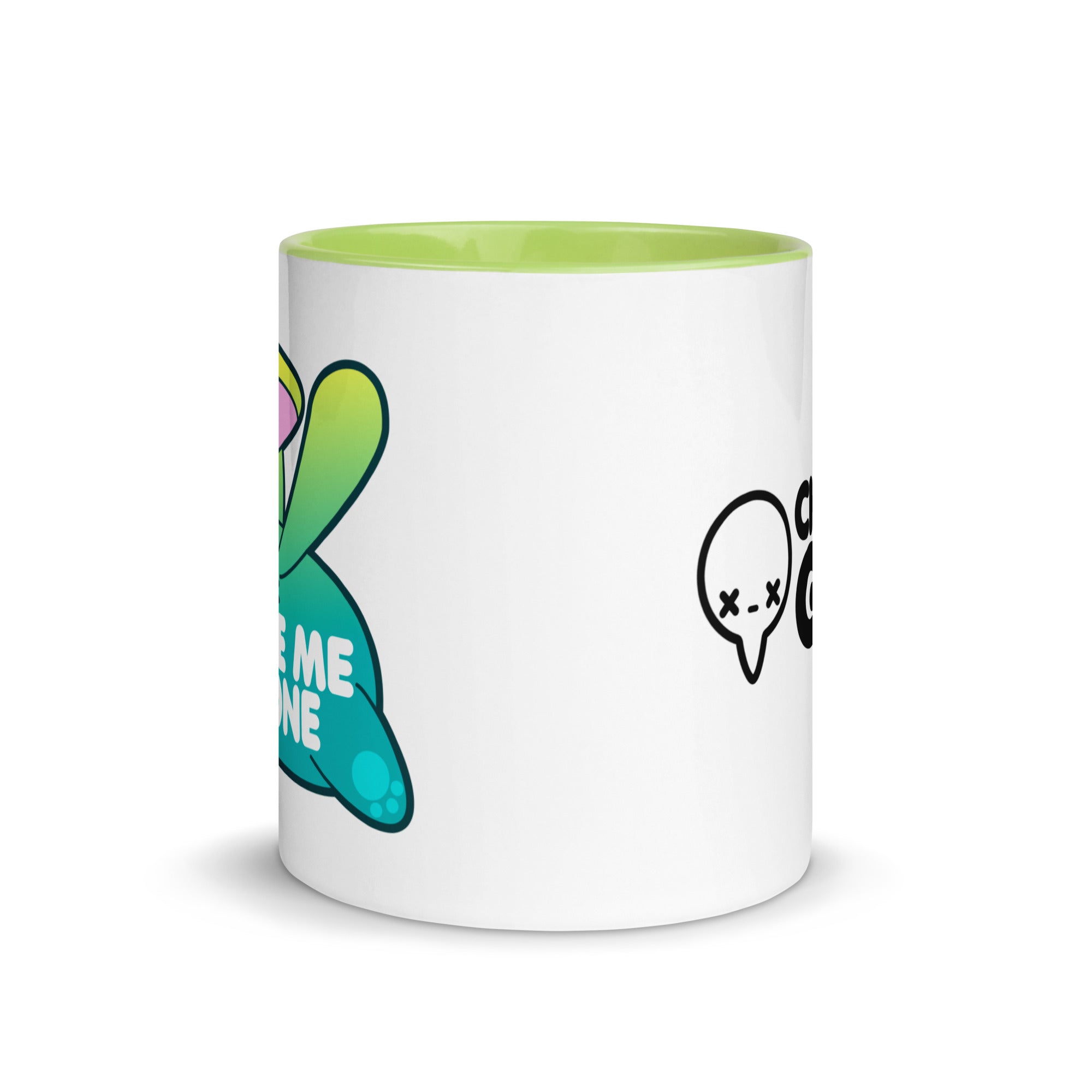 LEAVE ME ALONE - Mug With Color Inside - ChubbleGumLLC