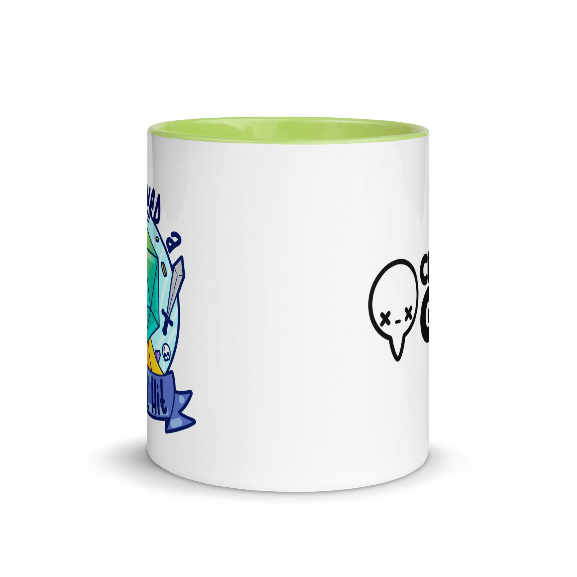 I SURVIVED A CRITICAL HIT - Mug With Color Inside - ChubbleGumLLC