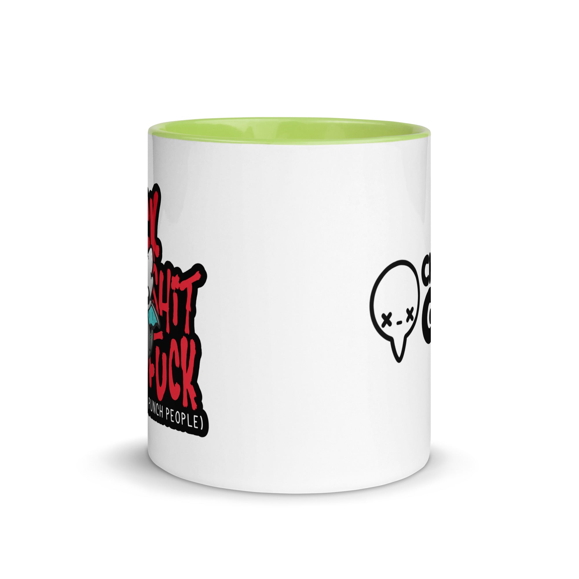 I SWEAR SO I DONT PUNCH PEOPLE - Mug with Color Inside - ChubbleGumLLC