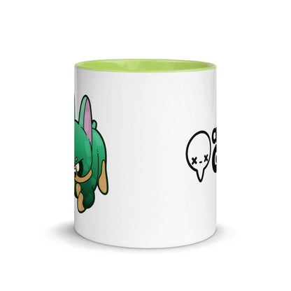 ALL BITE ZERO BARK - Mug with Color Inside - ChubbleGumLLC