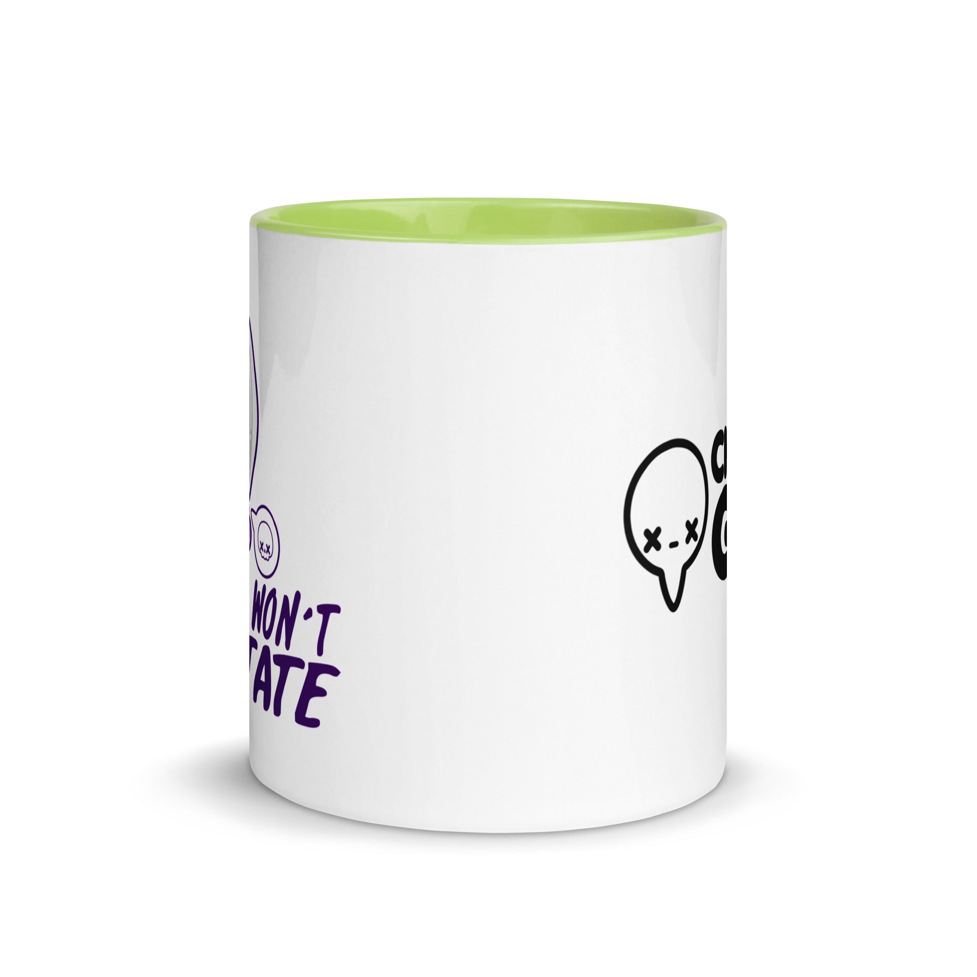 I WONT HESITATE - Mug with Color Inside - ChubbleGumLLC