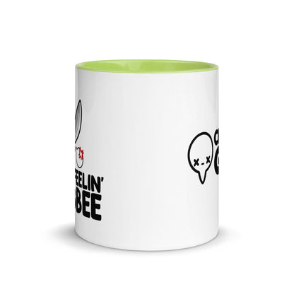 FEELIN STABBEE - Mug with Color Inside - ChubbleGumLLC