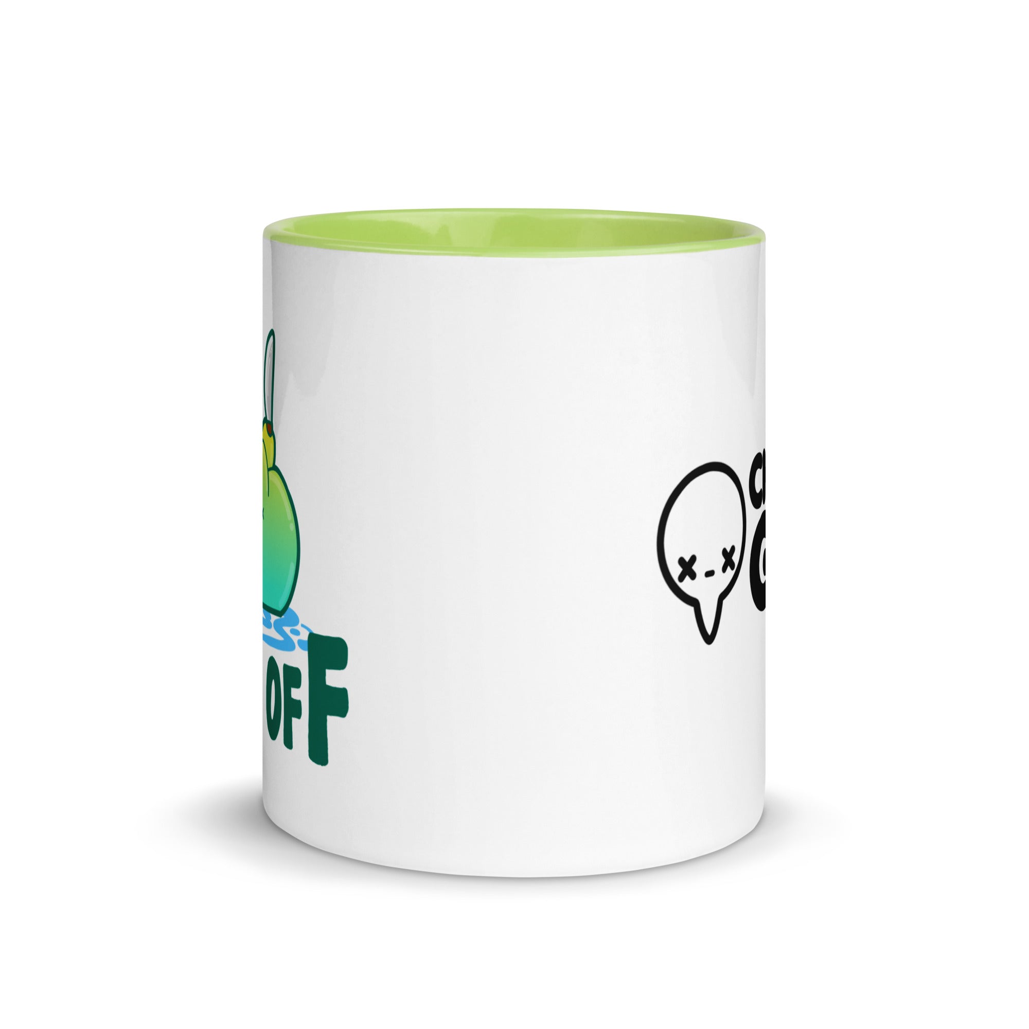 DUCK OFF - Mug with Color Inside - ChubbleGumLLC