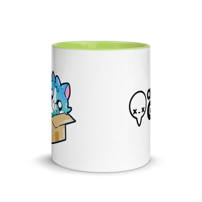 FLUFFING ADORABLE - Mug with Color Inside - ChubbleGumLLC