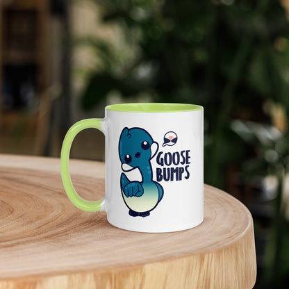 GOOSE BUMPS - Mug with Color Inside - ChubbleGumLLC