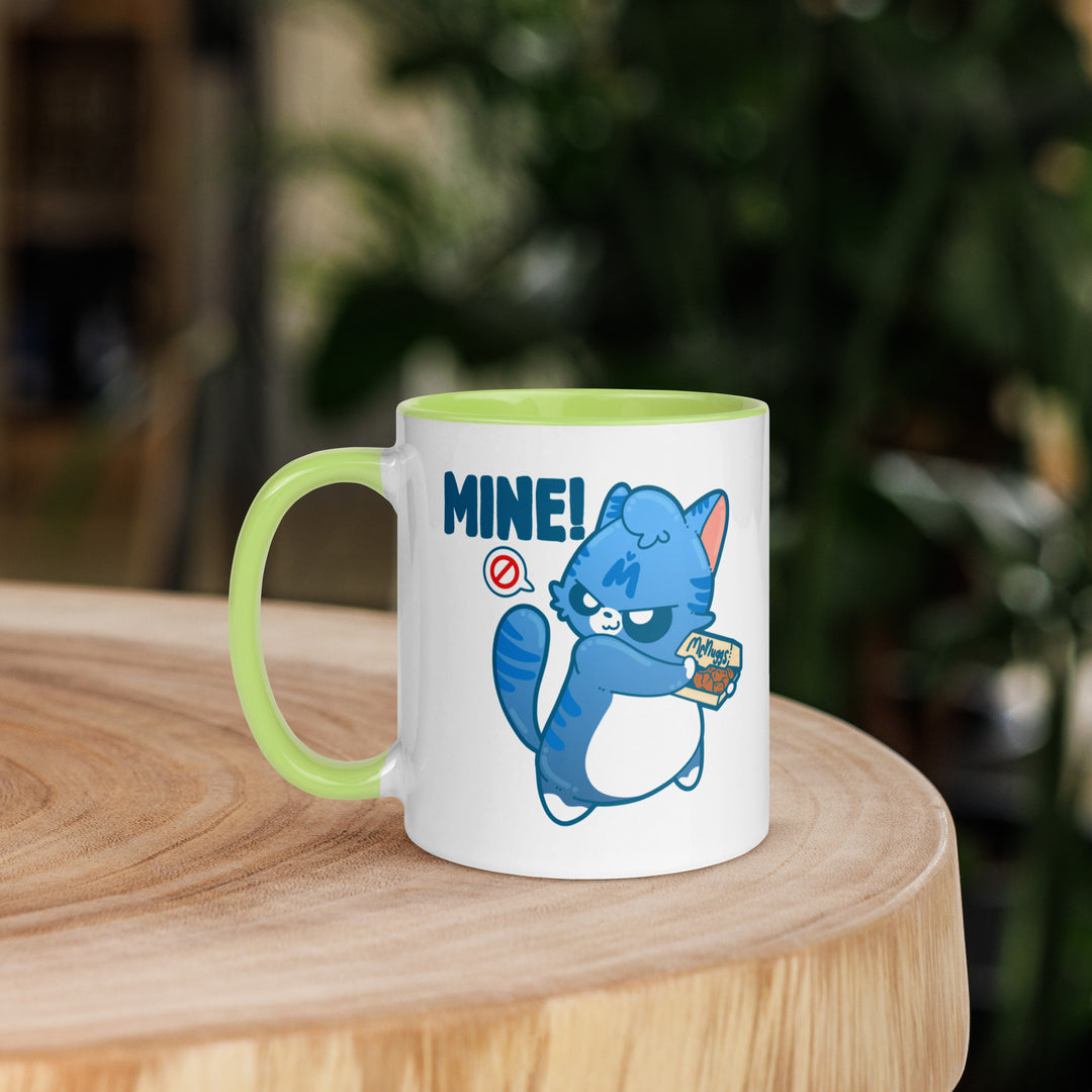 MINE - Mug with Color Inside - ChubbleGumLLC
