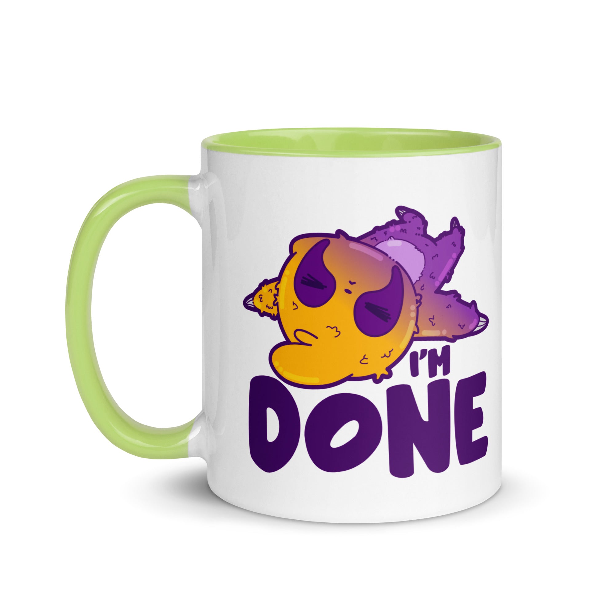 IM DONE - Mug With Color Inside - ChubbleGumLLC