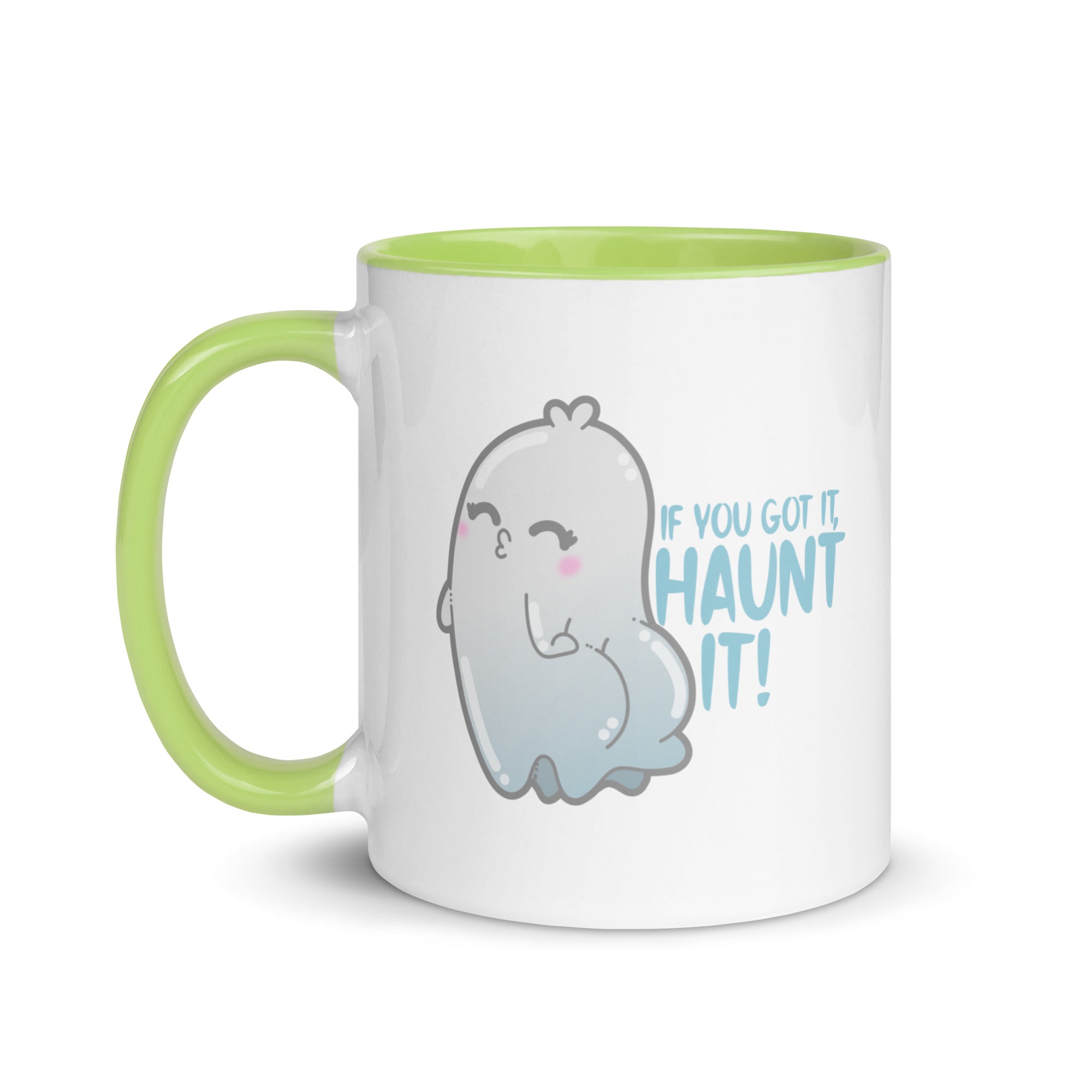 IF YOU GOT IT HAUNT IT - Mug with Color Inside - ChubbleGumLLC