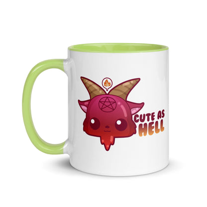 CUTE AS HELL - Mug with Color Inside