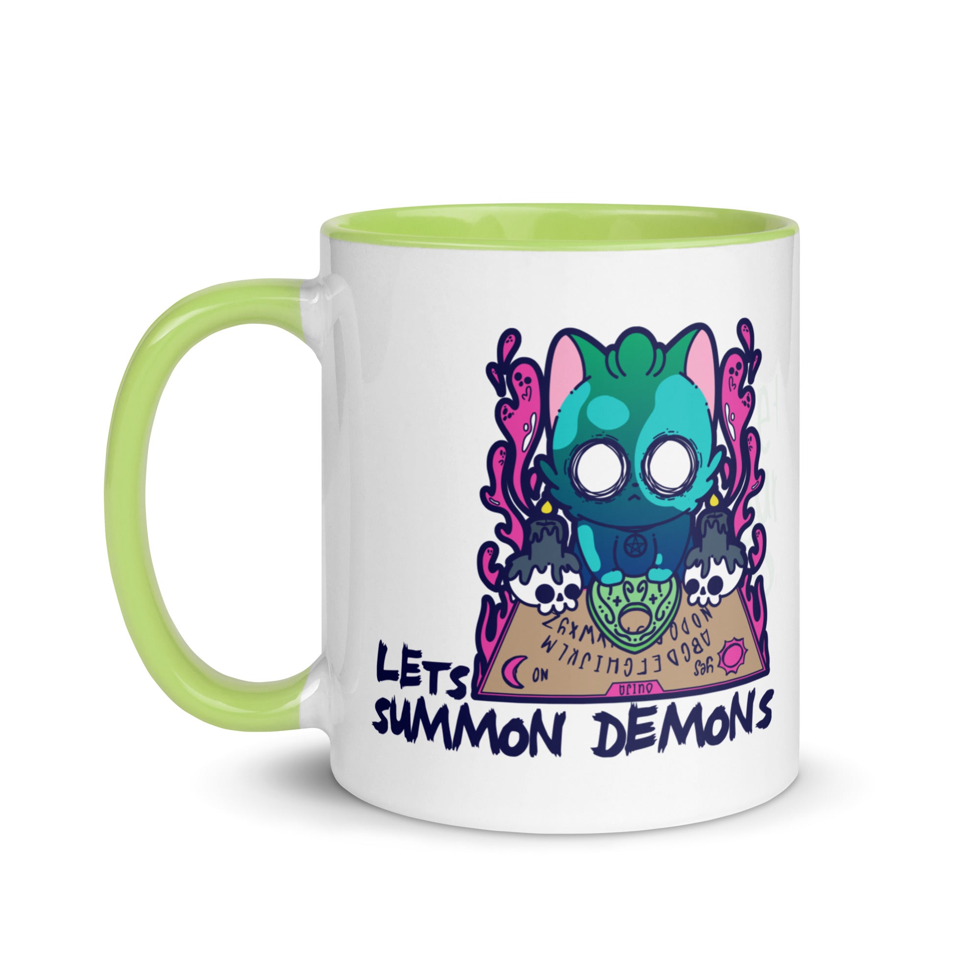 LETS SUMMON DEMONS - Mug with Color Inside