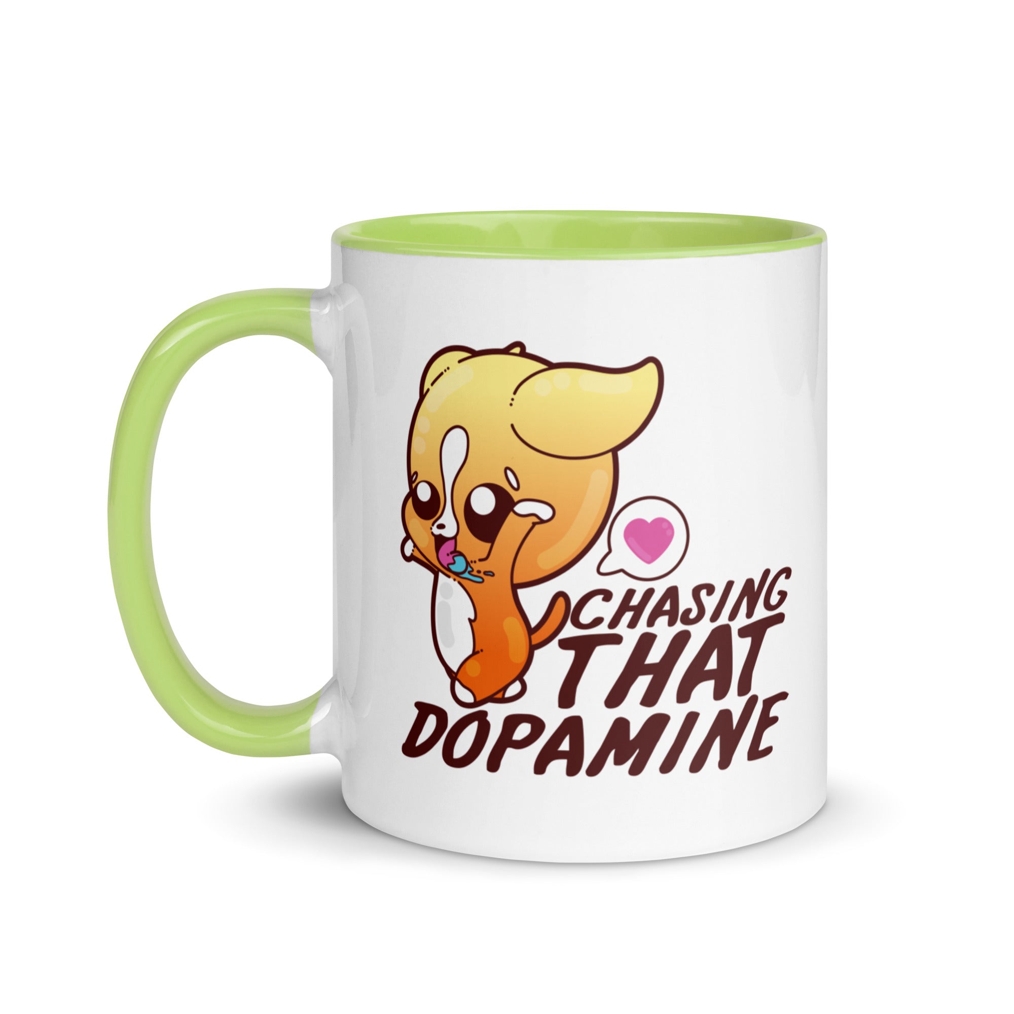 CHASING THAT DOPAMINE - Mug with Color Inside