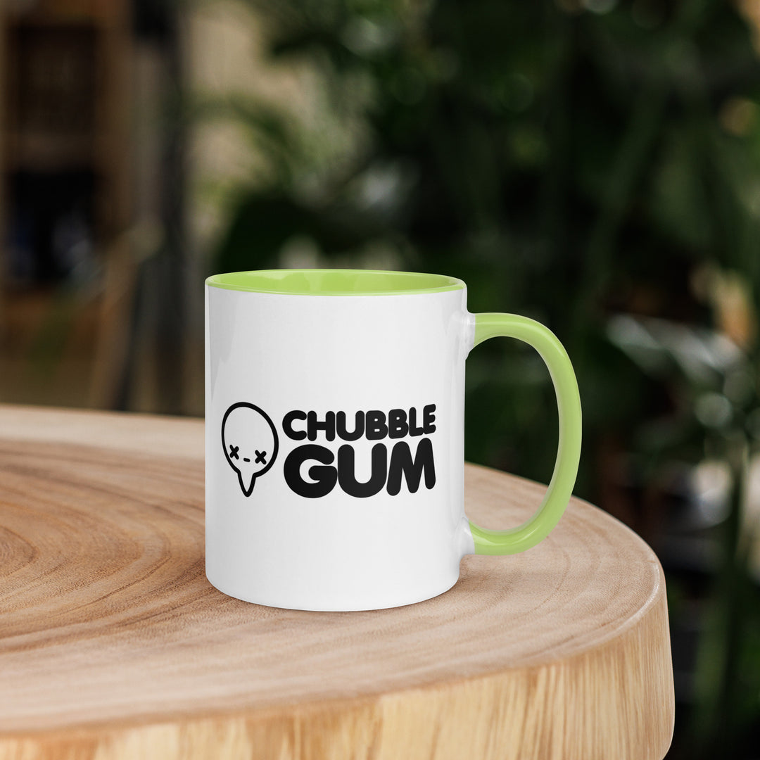 I WOKE UP LIKE THIS - Mug with Color Inside - ChubbleGumLLC