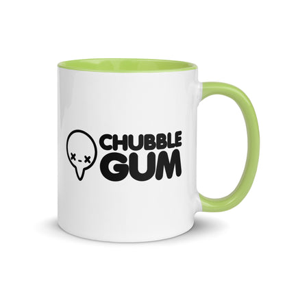 JUST GET HAPPY STUPID - Mug With Color Inside - ChubbleGumLLC