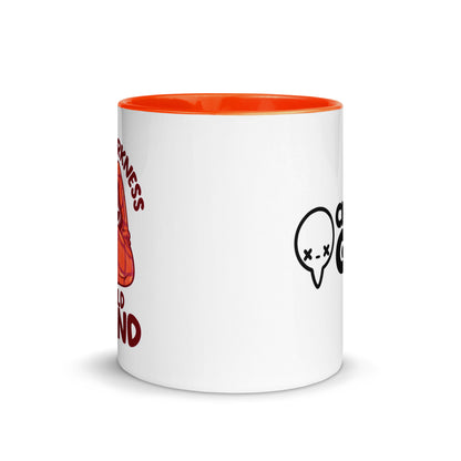 HELLO DARKNESS - Mug With Color Inside - ChubbleGumLLC