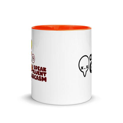 I SPEAK FLUENT SARCASM - Mug with Color Inside - ChubbleGumLLC