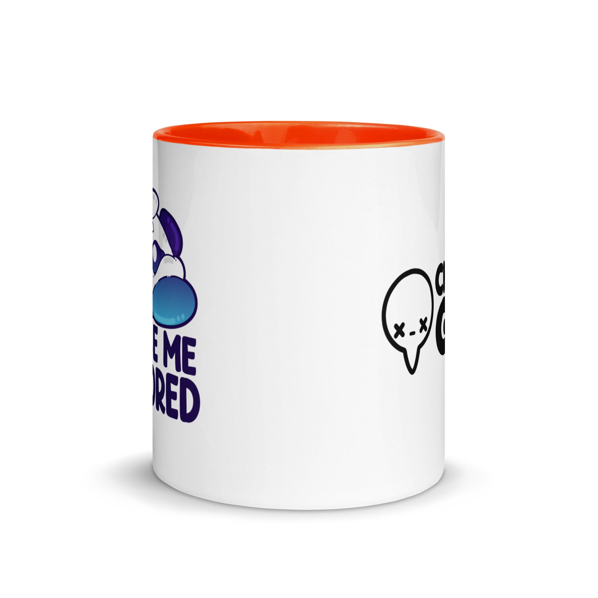 AMUSE ME IM BORED - Mug with Color Inside - ChubbleGumLLC