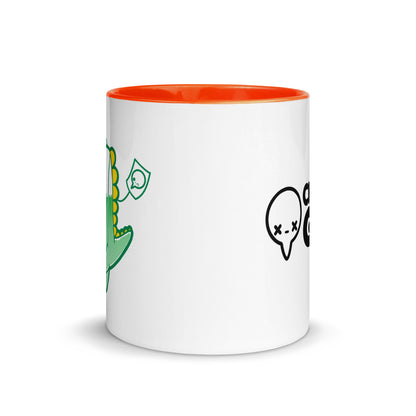 TEA REX - Mug with Color Inside - ChubbleGumLLC