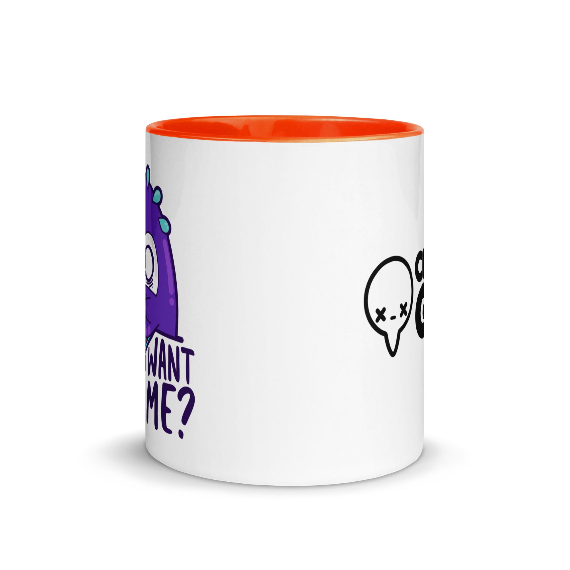 WHAT DONTOU WANT FROM ME - Mug with Color Inside - ChubbleGumLLC