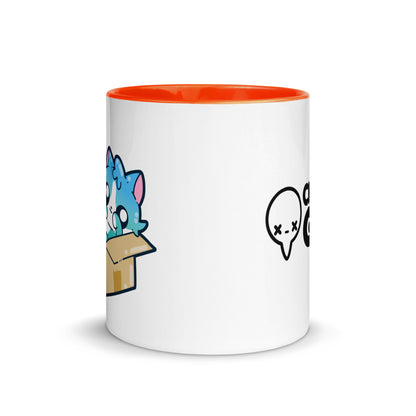 FLUFFING ADORABLE - Mug with Color Inside - ChubbleGumLLC