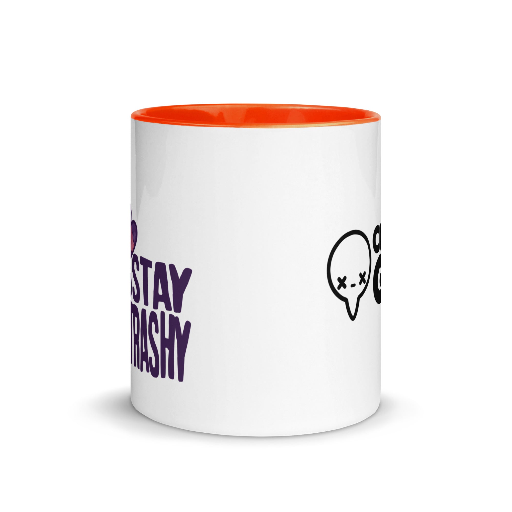 STAY TRASHY - Mug with Color Inside