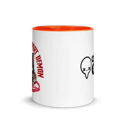 EMOTIONAL SUPPORT DEMON - Mug with Color Inside