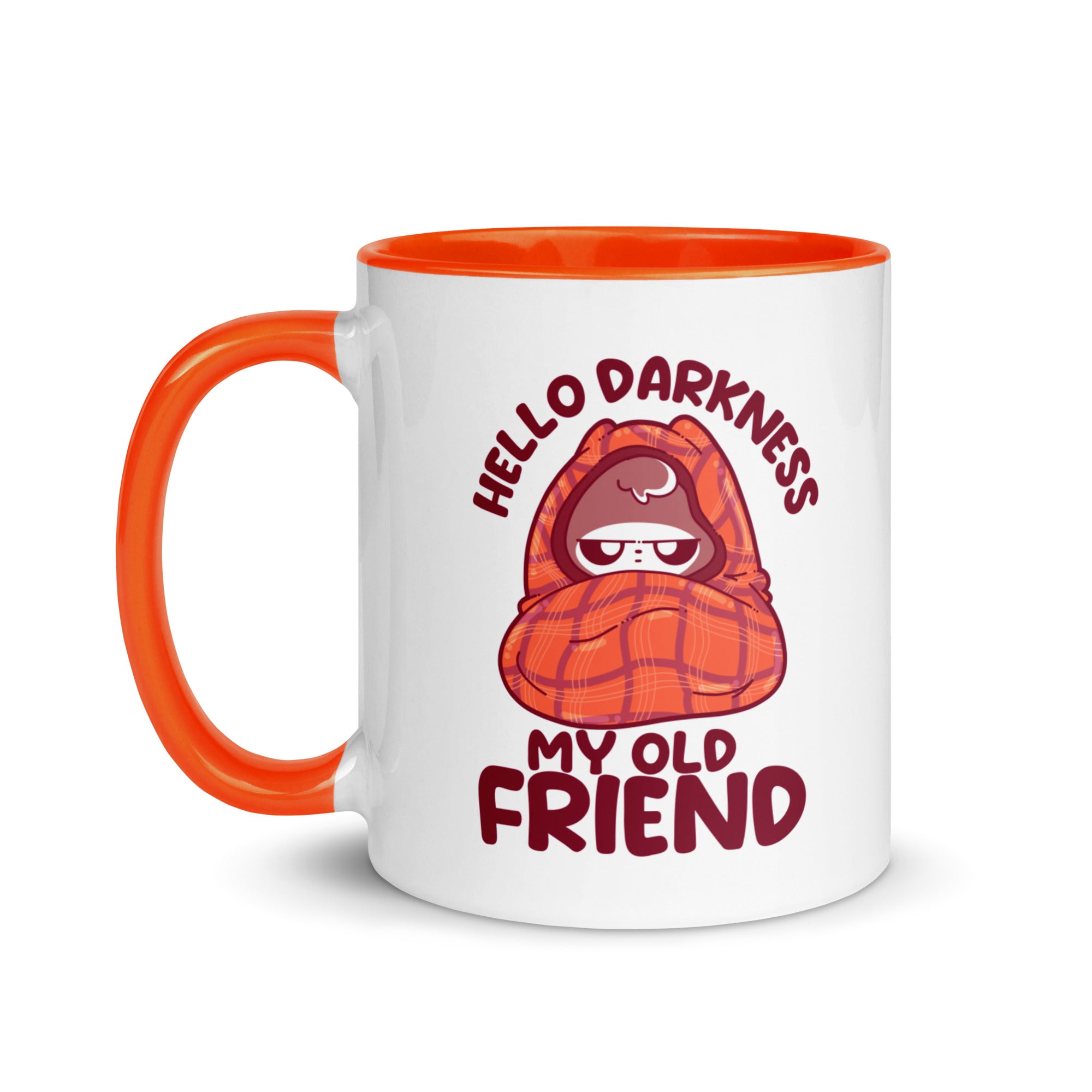 HELLO DARKNESS - Mug With Color Inside - ChubbleGumLLC