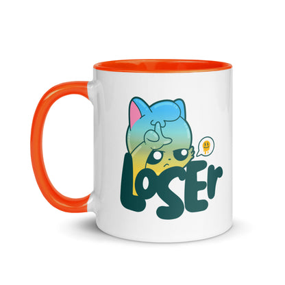 LOSER - Mug With Color Inside - ChubbleGumLLC