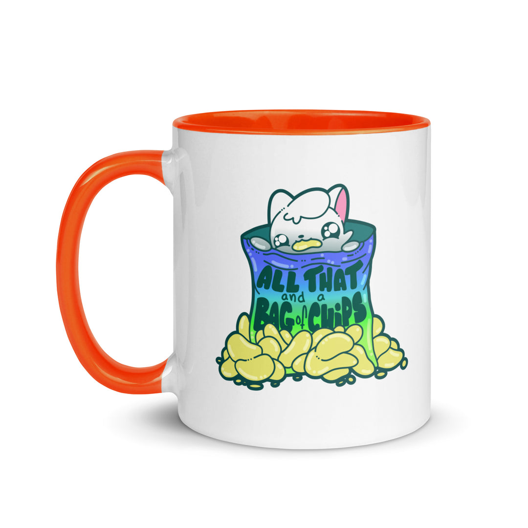 ALL THAT AND A BAG OF CHIPS - Mug With Color Inside - ChubbleGumLLC