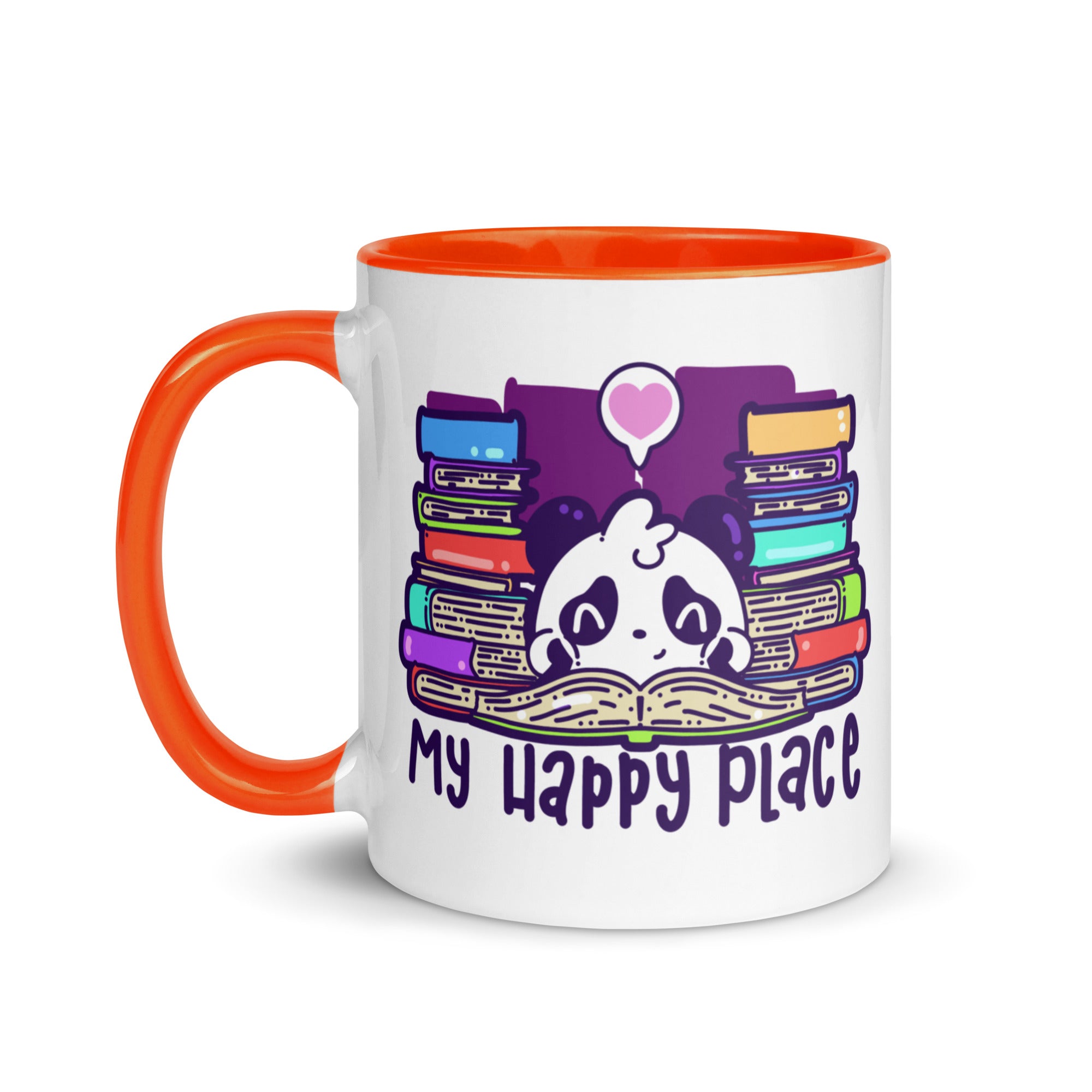 MY HAPPY PLACE - Mug with Color Inside - ChubbleGumLLC