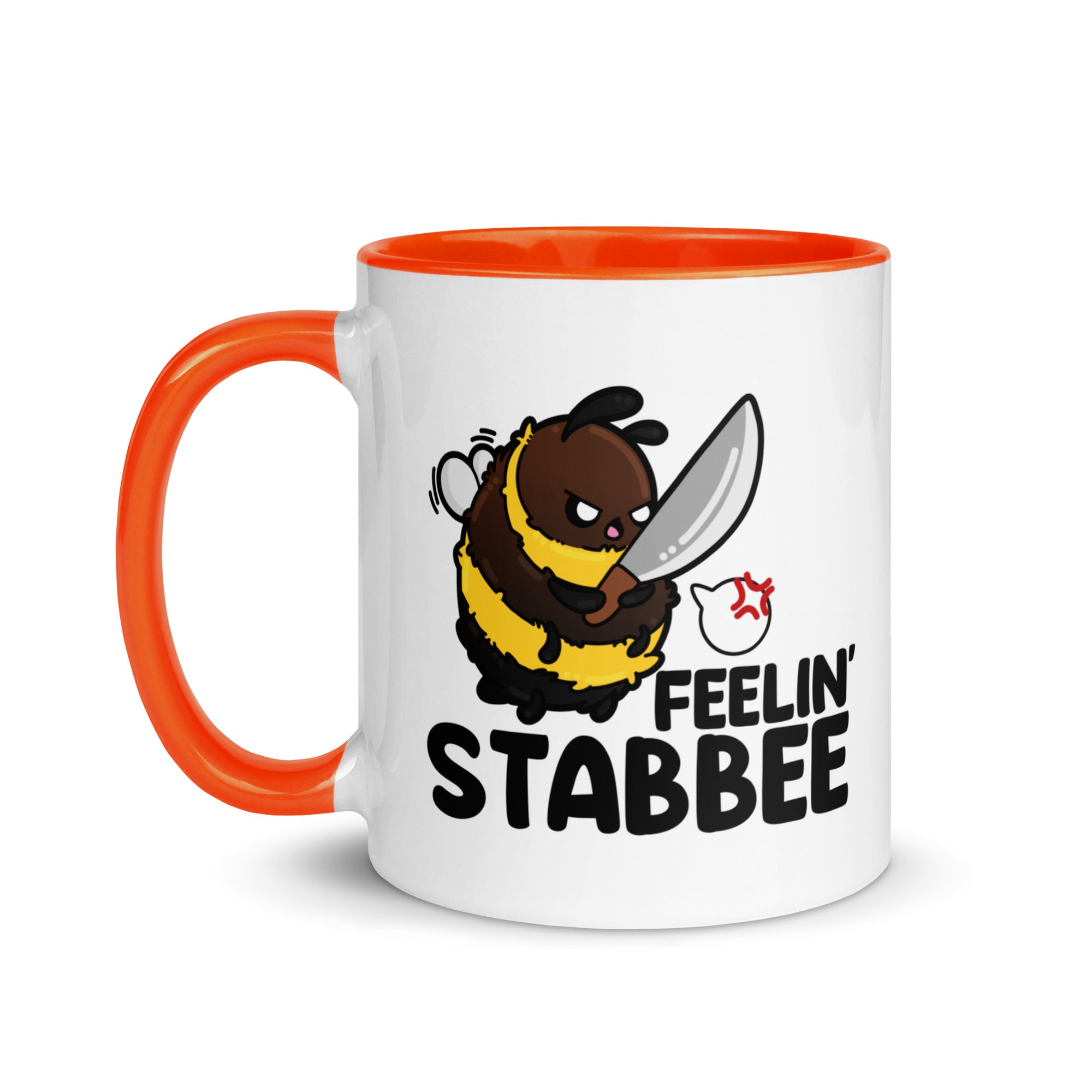 FEELIN STABBEE - Mug with Color Inside - ChubbleGumLLC