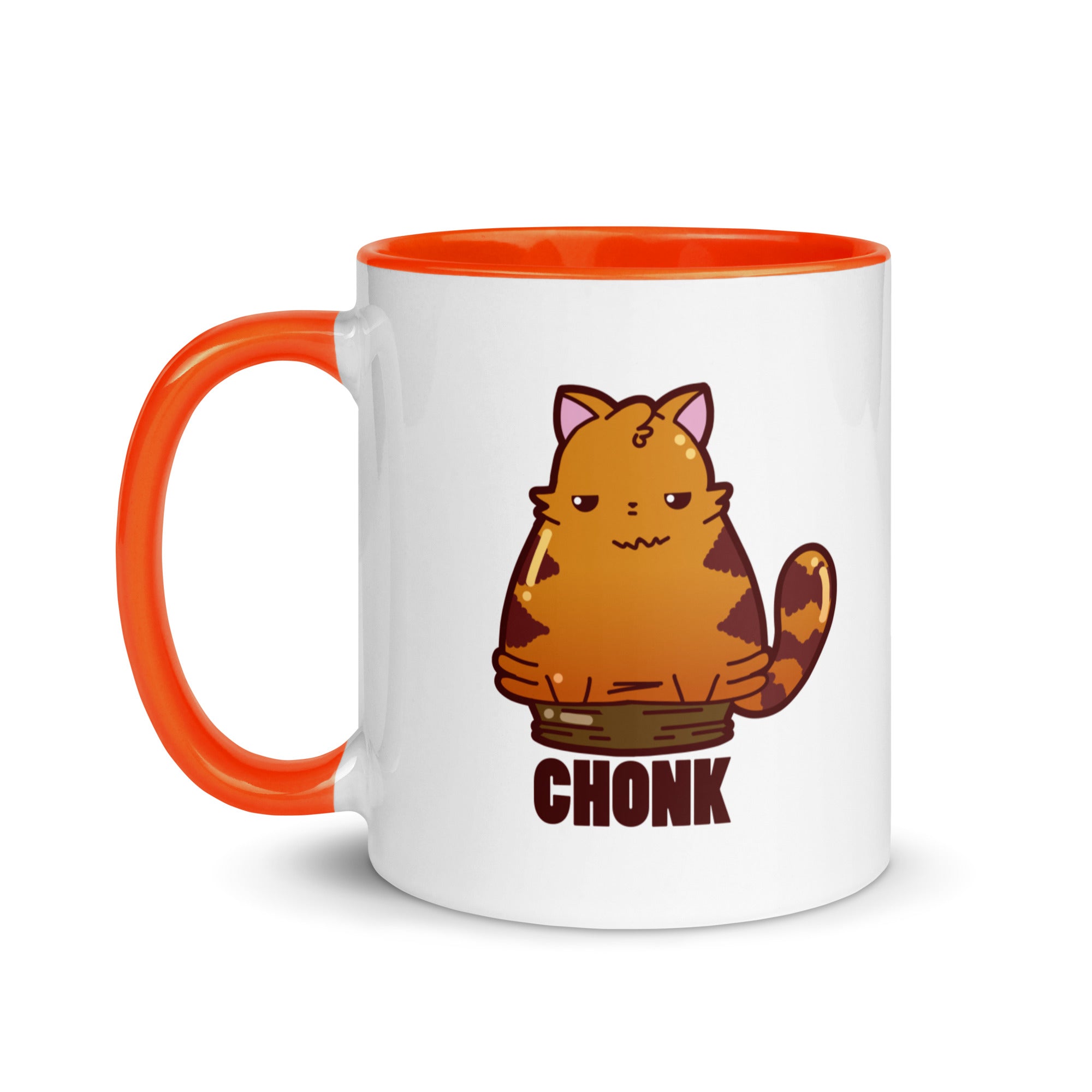 CHONK - Mug With Color Inside - ChubbleGumLLC