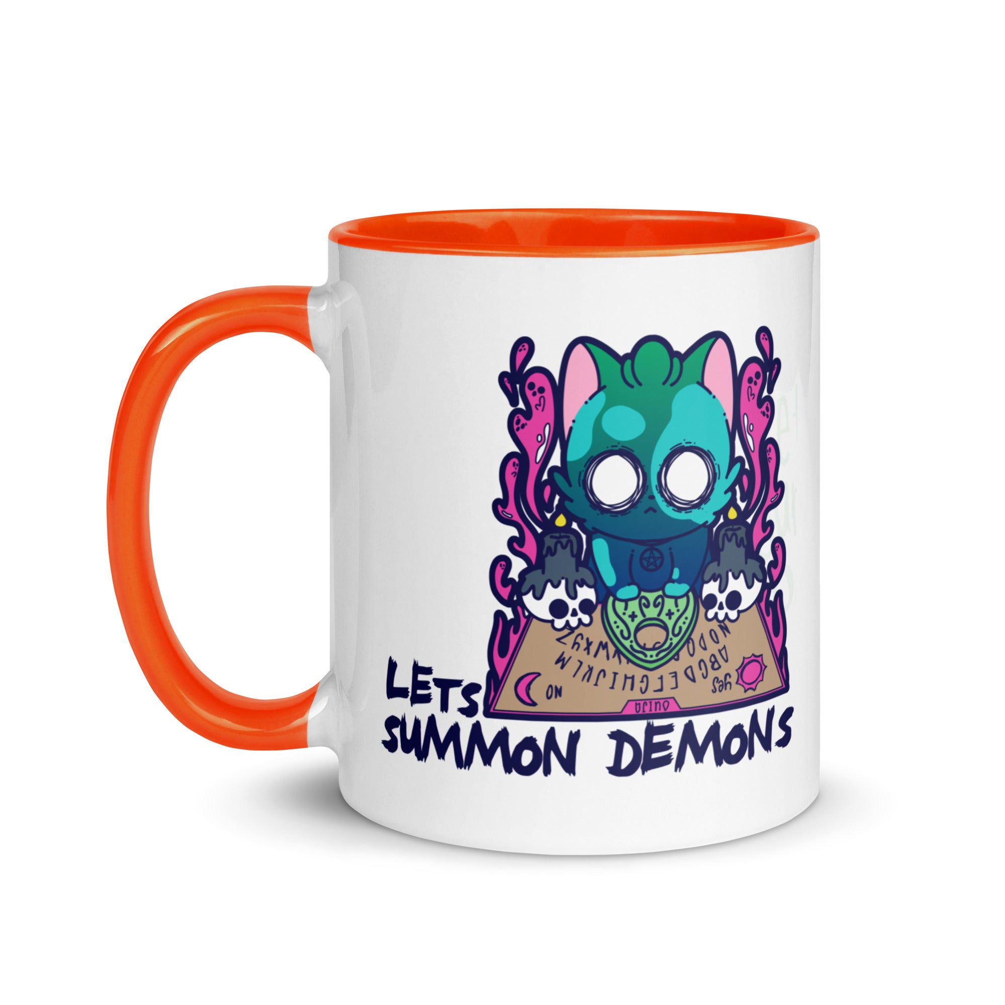 LETS SUMMON DEMONS - Mug with Color Inside