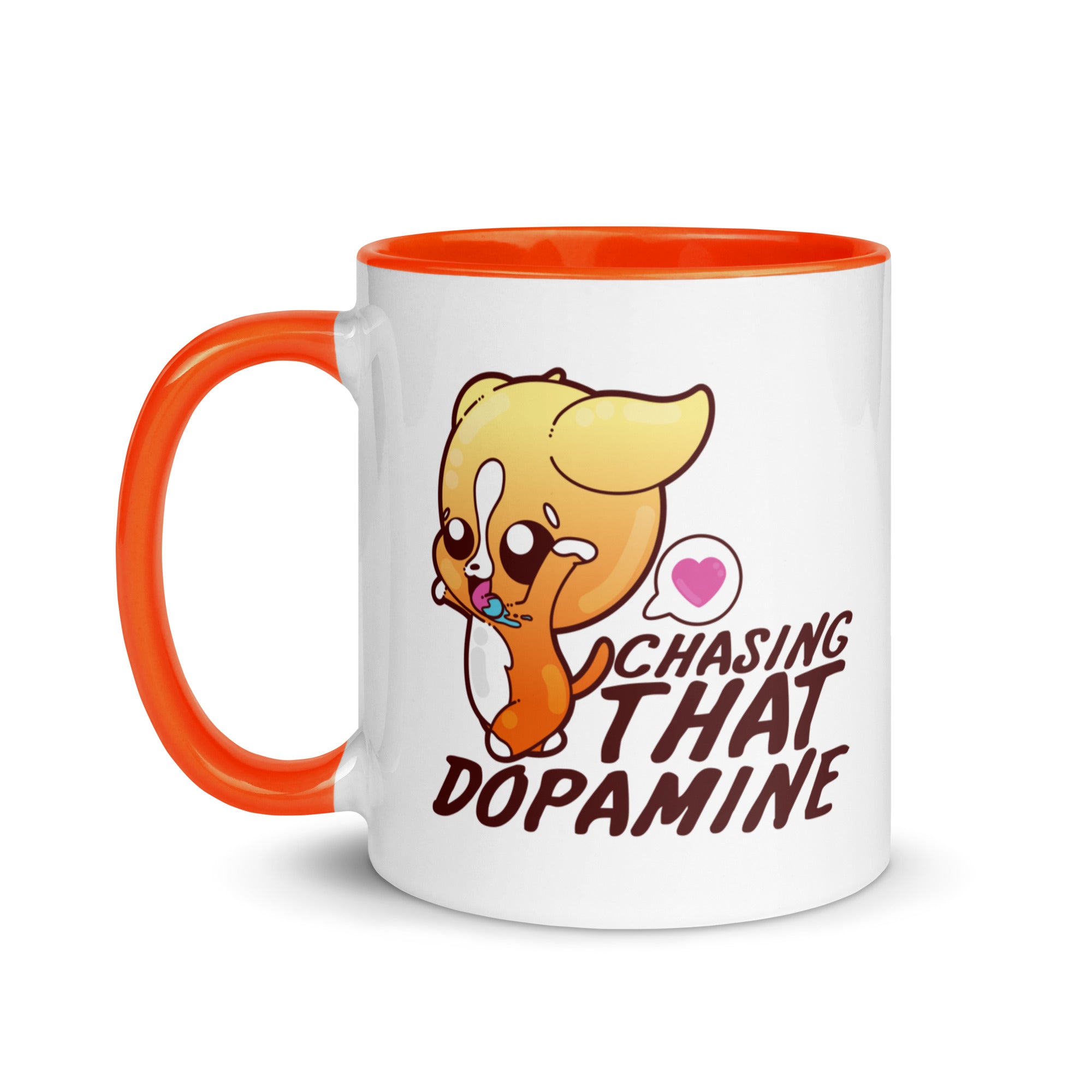 CHASING THAT DOPAMINE - Mug with Color Inside