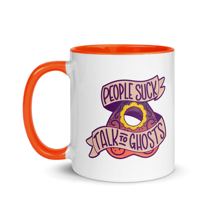 PEOPLE SUCK - Mug with Color Inside