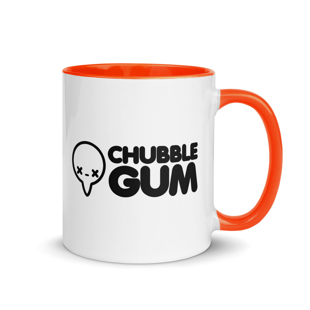 UP YOUR BUTT AND AROUND THE CORNER - Mug With Color Inside - ChubbleGumLLC
