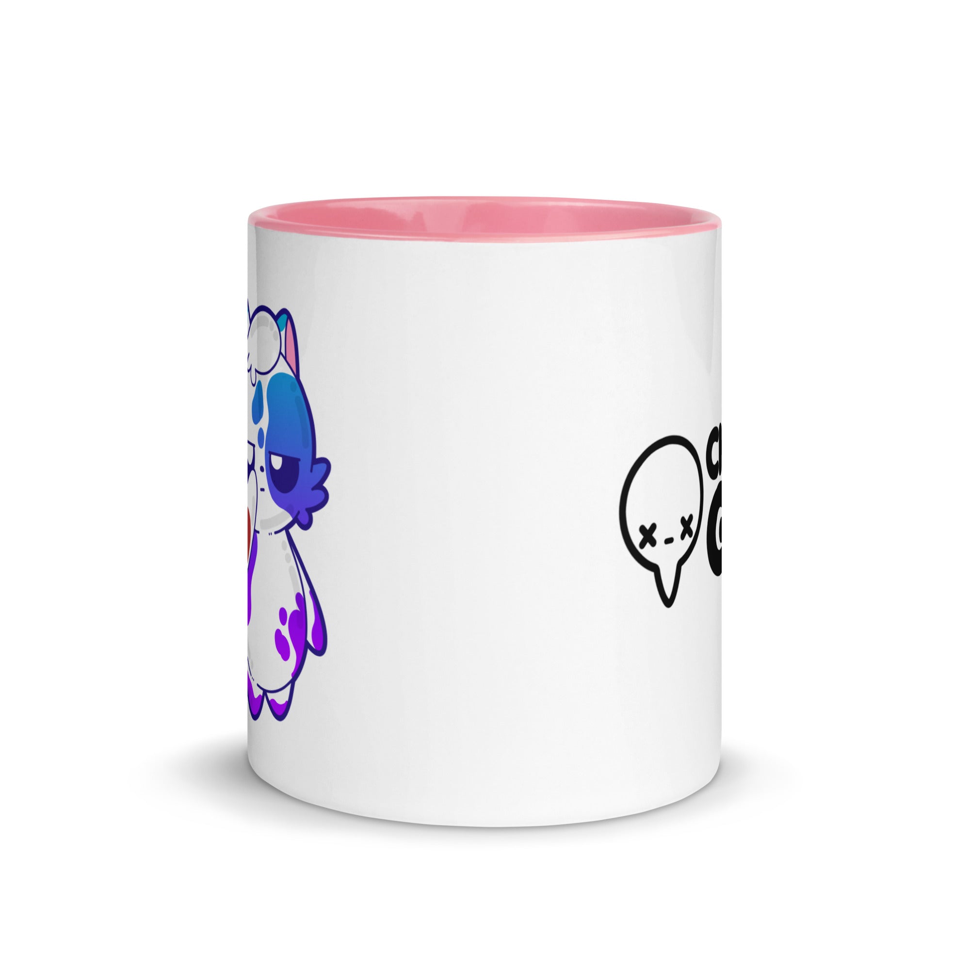 TALK TO THE HAND - Mug With Color Inside - ChubbleGumLLC