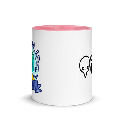 I SURVIVED A CRITICAL HIT - Mug With Color Inside - ChubbleGumLLC