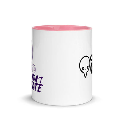 I WONT HESITATE - Mug with Color Inside - ChubbleGumLLC