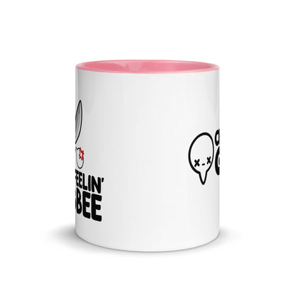 FEELIN STABBEE - Mug with Color Inside - ChubbleGumLLC