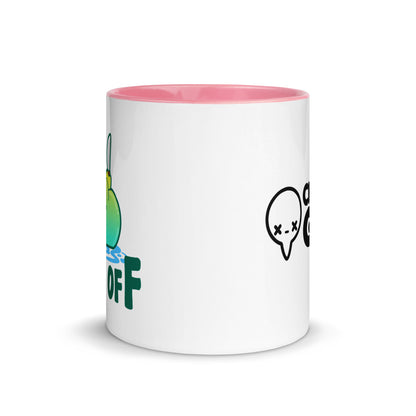 DUCK OFF - Mug with Color Inside - ChubbleGumLLC