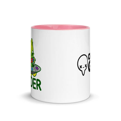 TAKE ME TO YOUR LEADER - Mug with Color Inside - ChubbleGumLLC