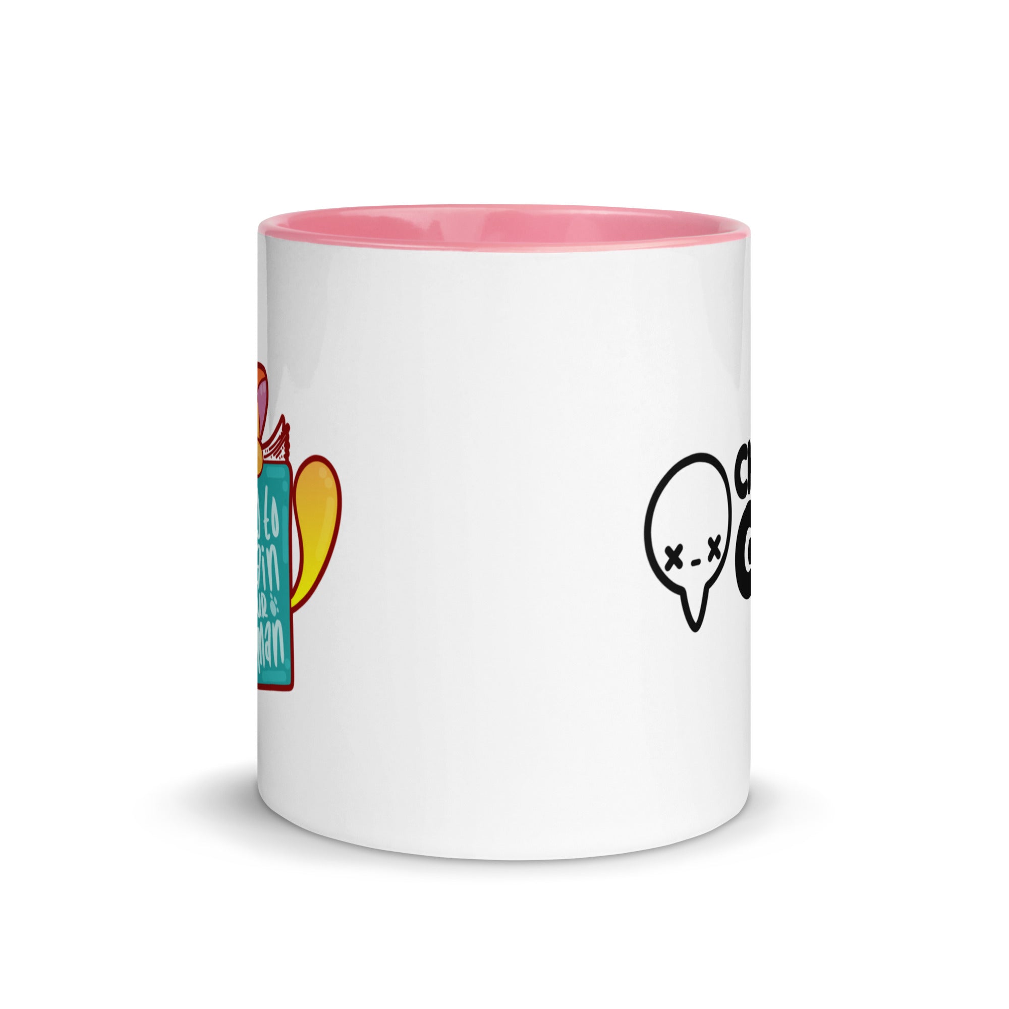 HOW TO TRAIN YOUR HUMAN - Mug with Color Inside - ChubbleGumLLC