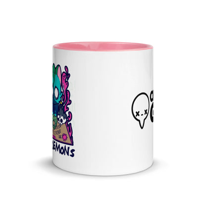 LETS SUMMON DEMONS - Mug with Color Inside