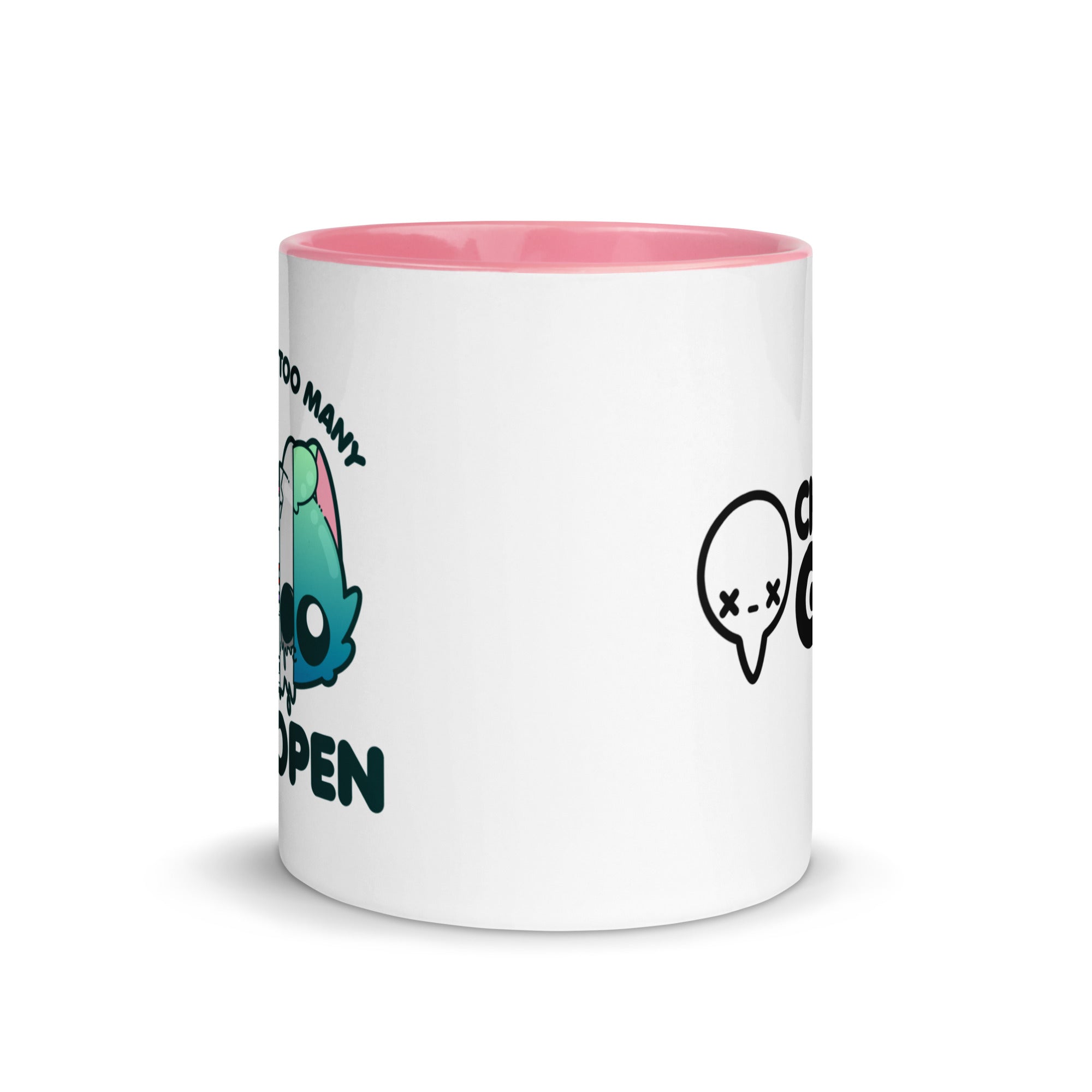 TOO MANY TABS - Mug with Color Inside