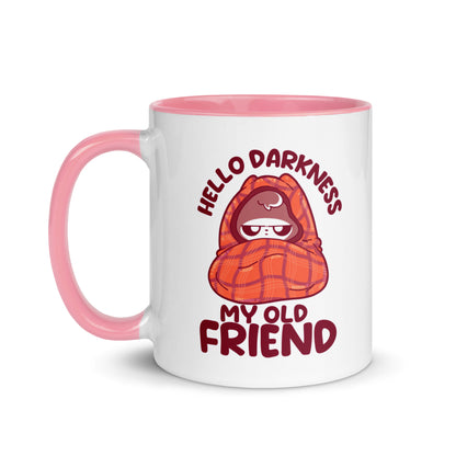 HELLO DARKNESS - Mug With Color Inside - ChubbleGumLLC