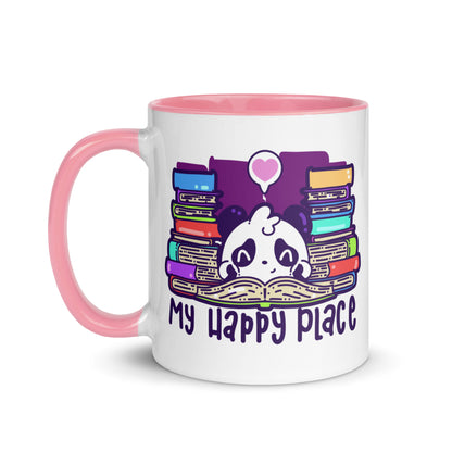 MY HAPPY PLACE - Mug with Color Inside - ChubbleGumLLC