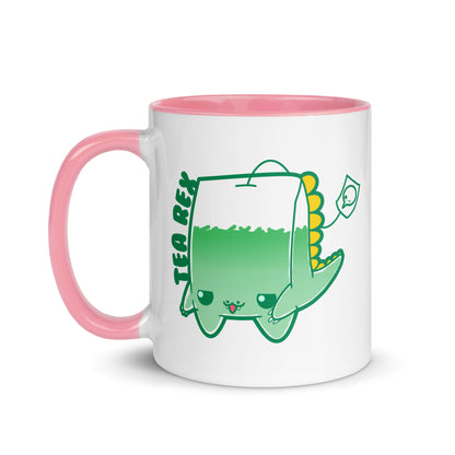 TEA REX - Mug with Color Inside - ChubbleGumLLC