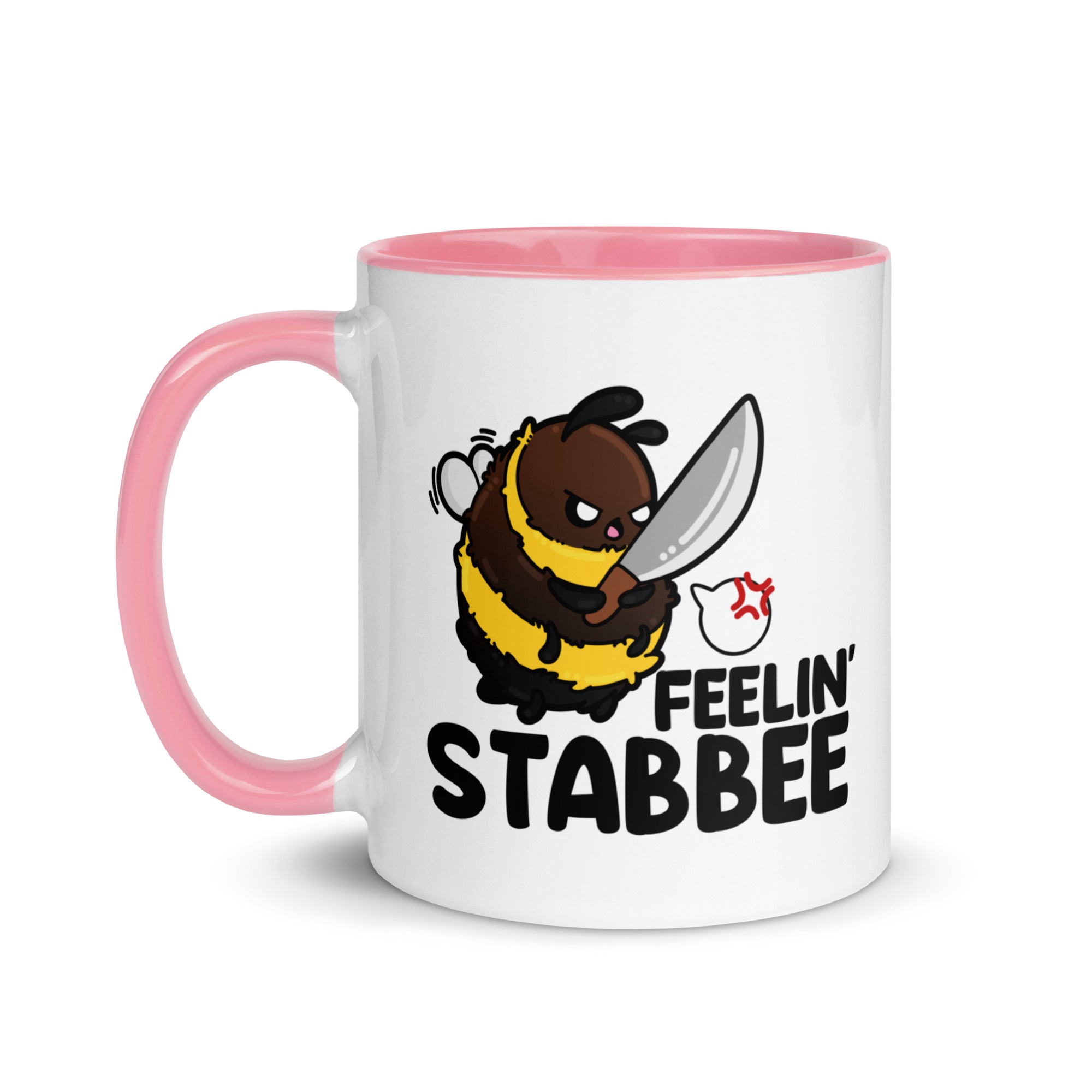 FEELIN STABBEE - Mug with Color Inside - ChubbleGumLLC